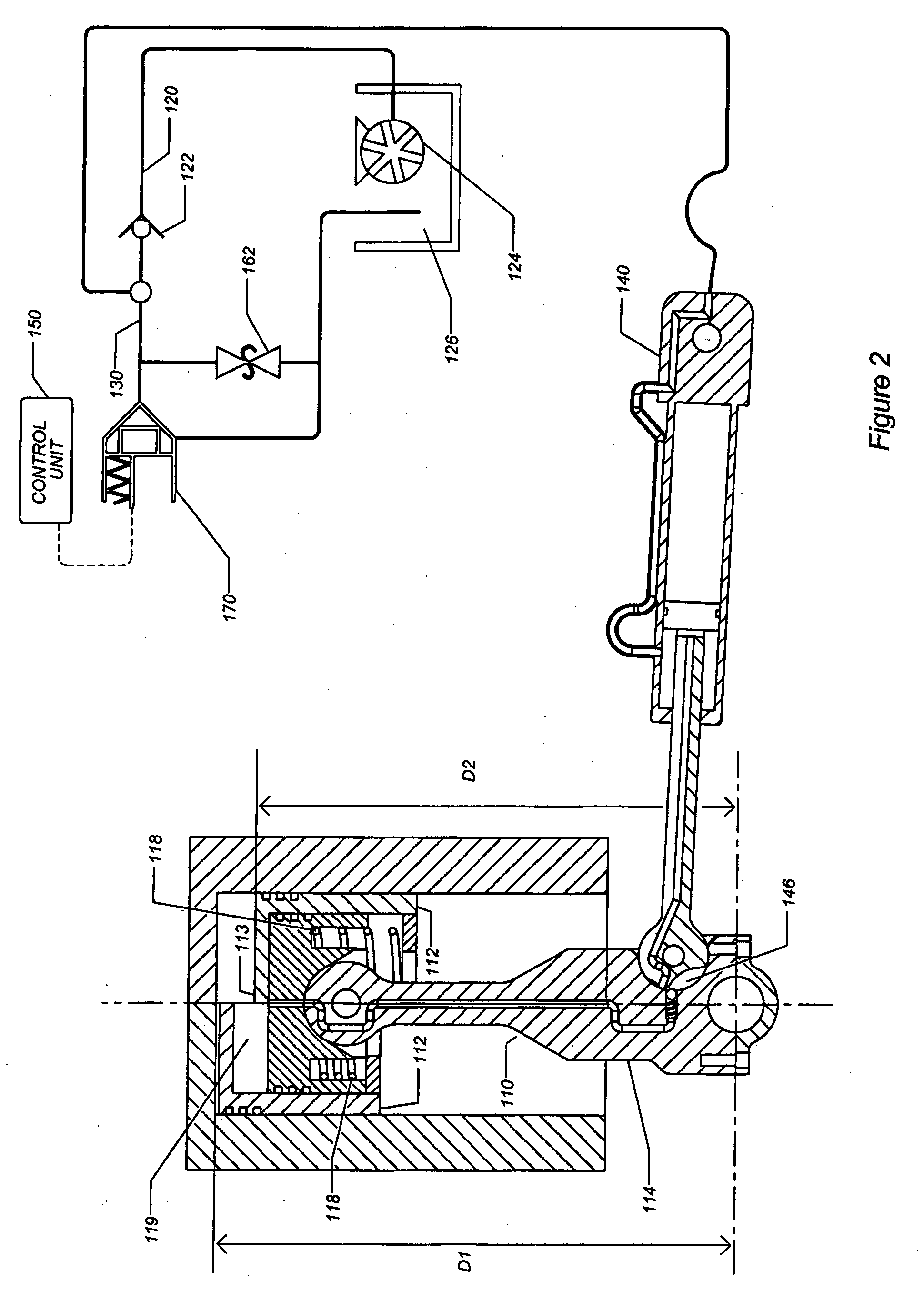 Variable compression ratio system