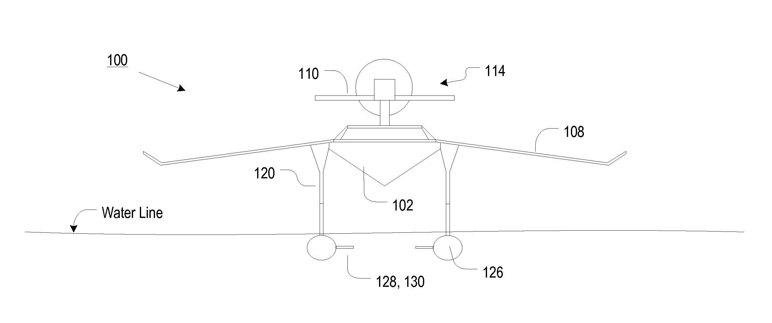 Stable, high-speed marine vessel