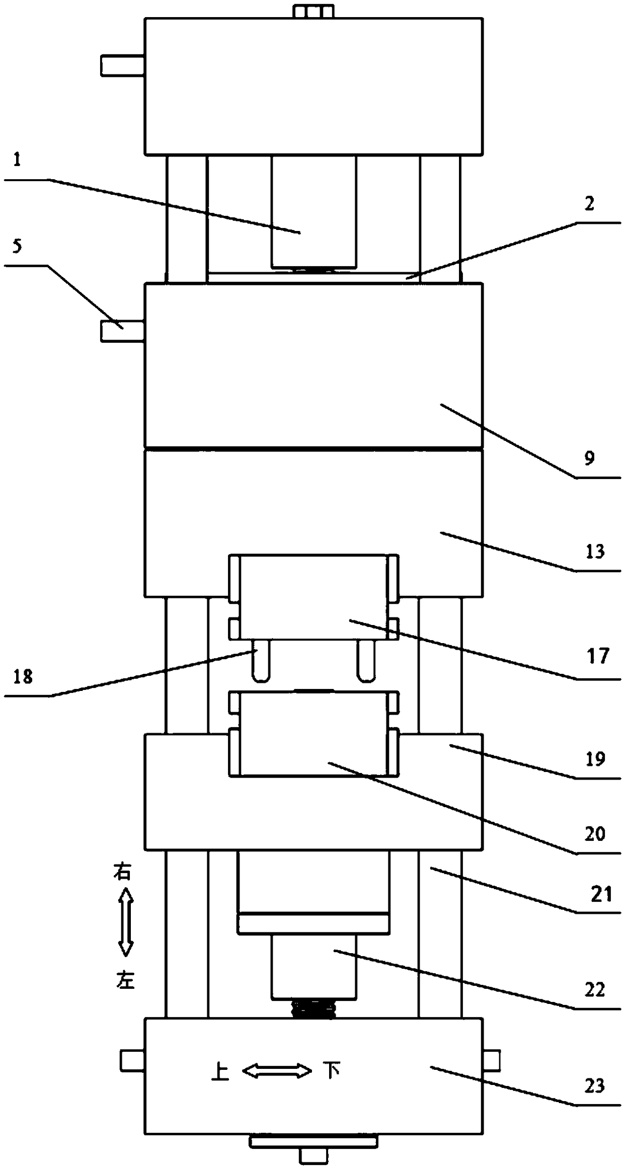 Injection and plasticizing coaxial micro-injection molding machine