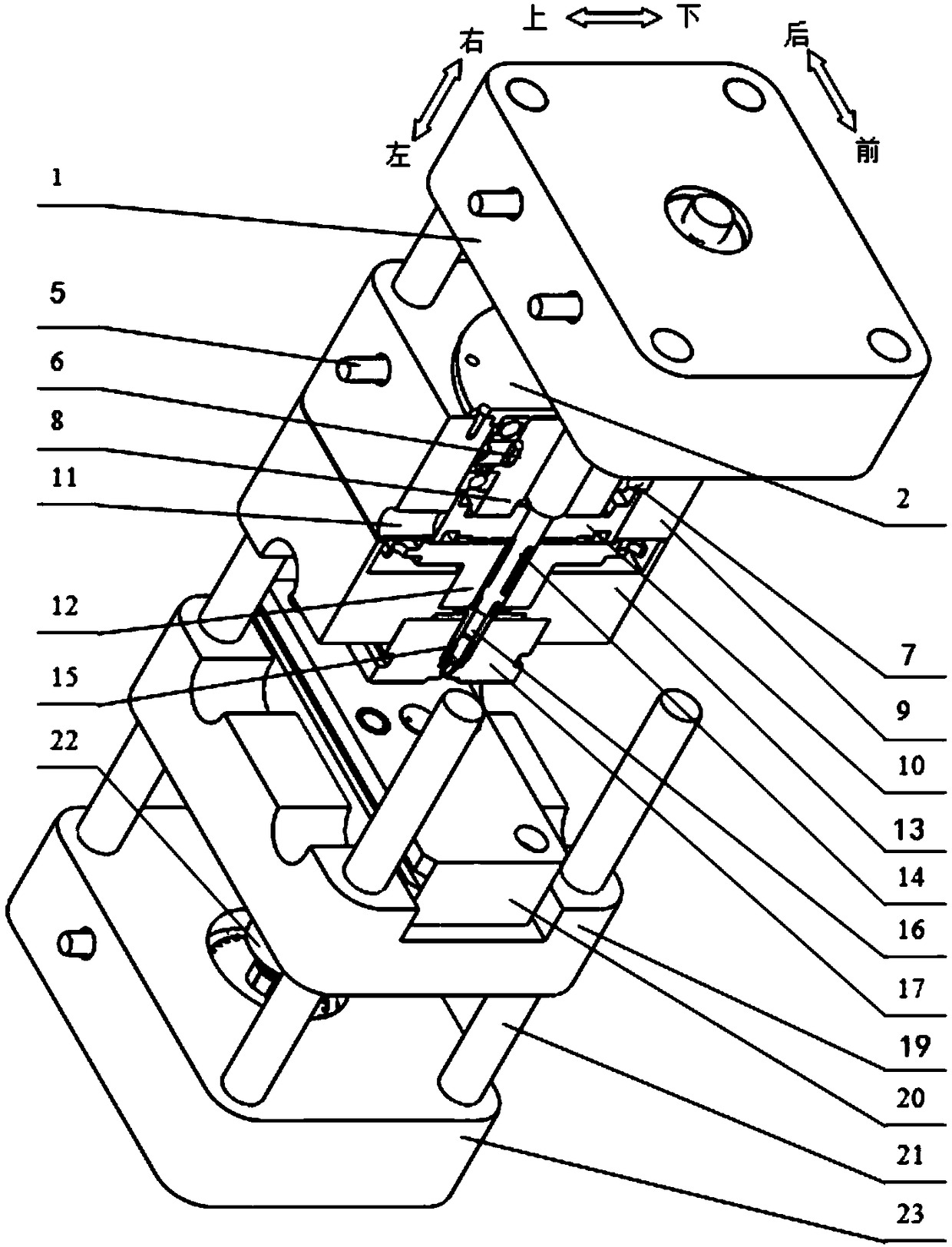 Injection and plasticizing coaxial micro-injection molding machine