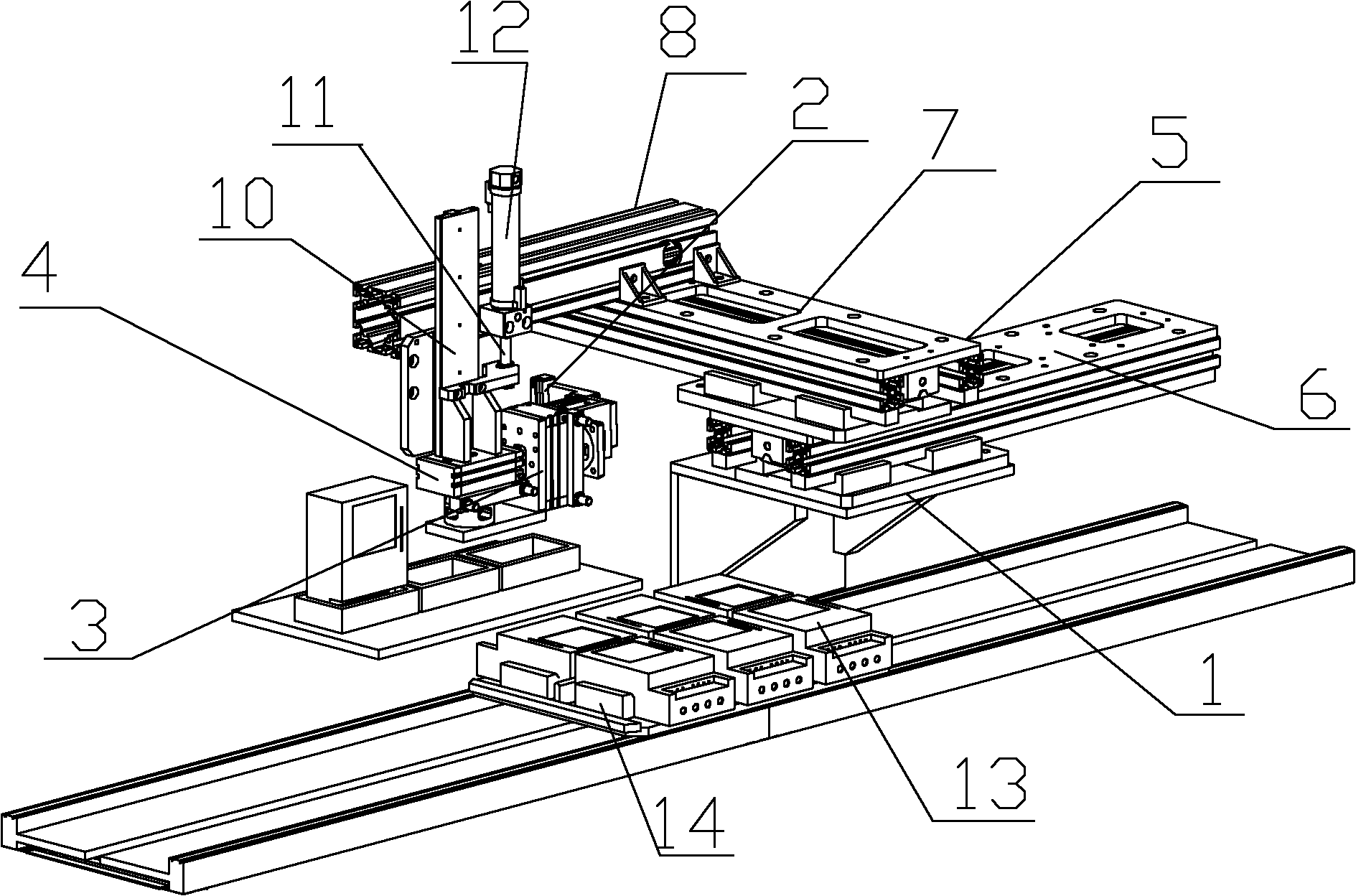 Watt-hour meter handling manipulator suitable for multi-meter-position tooling board