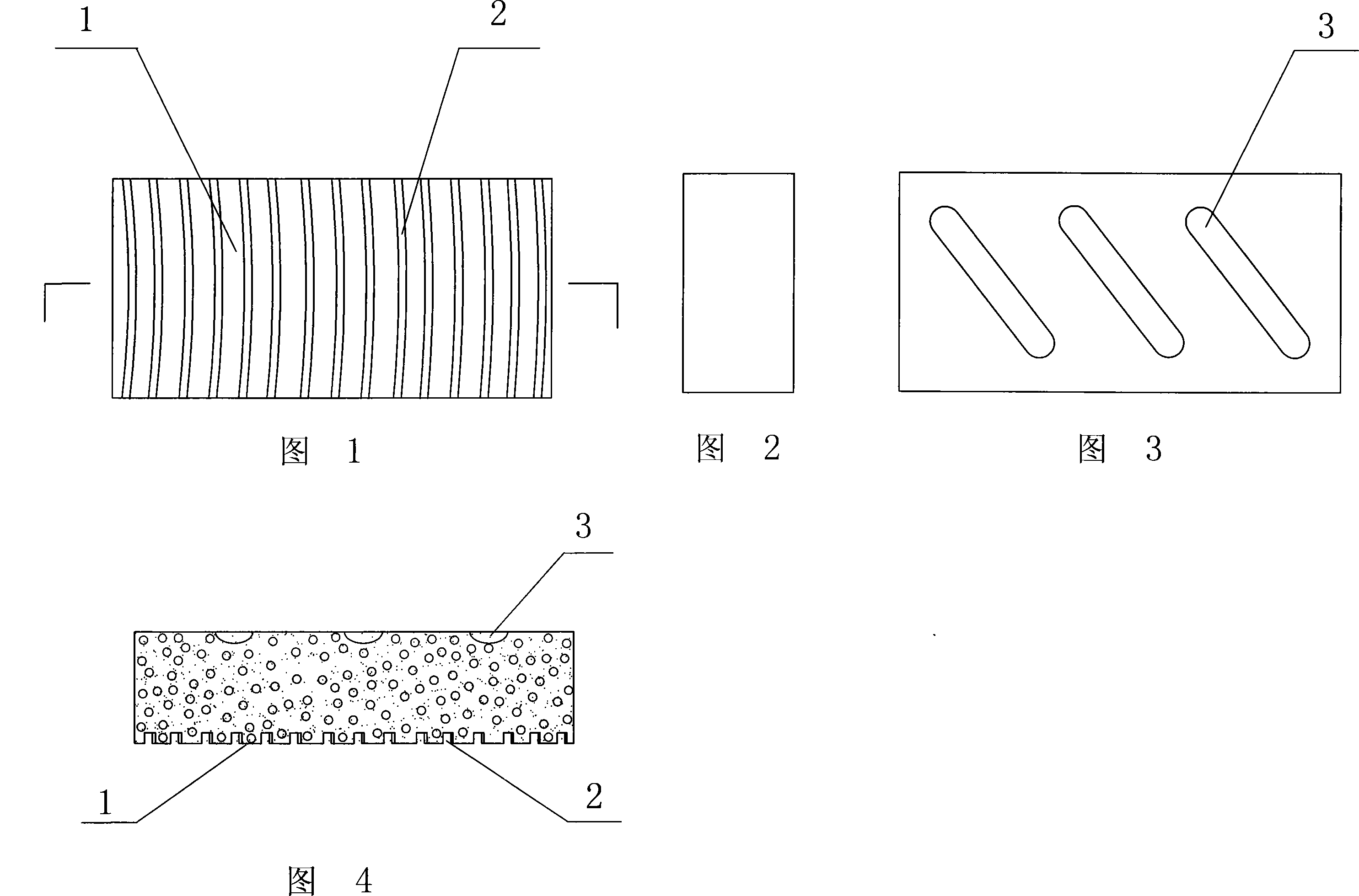 Modified daubing brick