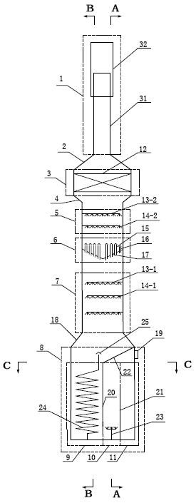 Flue gas desulfurization regeneration integrated tower and renewable wet flue gas desulfurization method