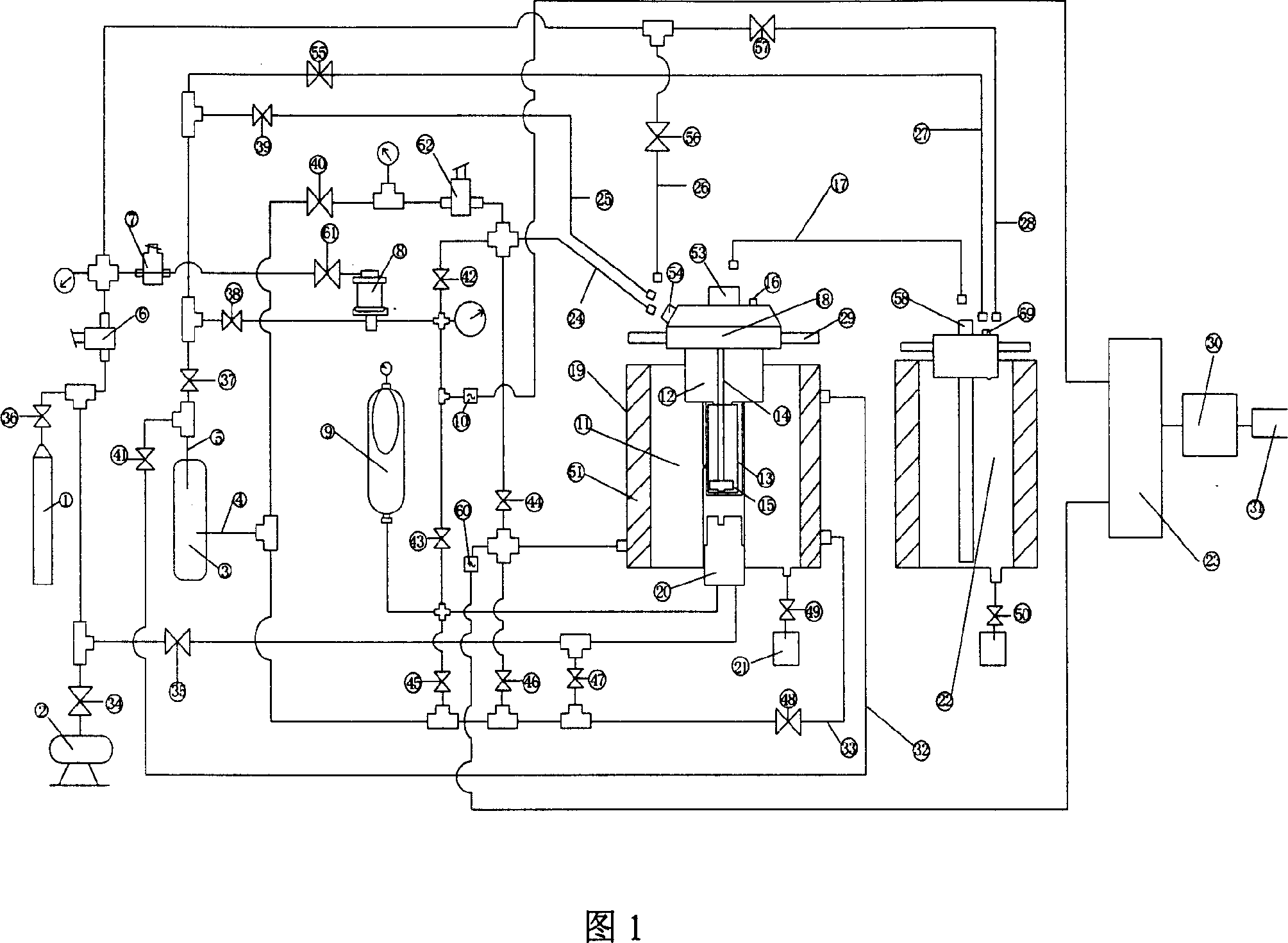 High-temperature high-pressure clay cake interface agglutination simulating-estimating device