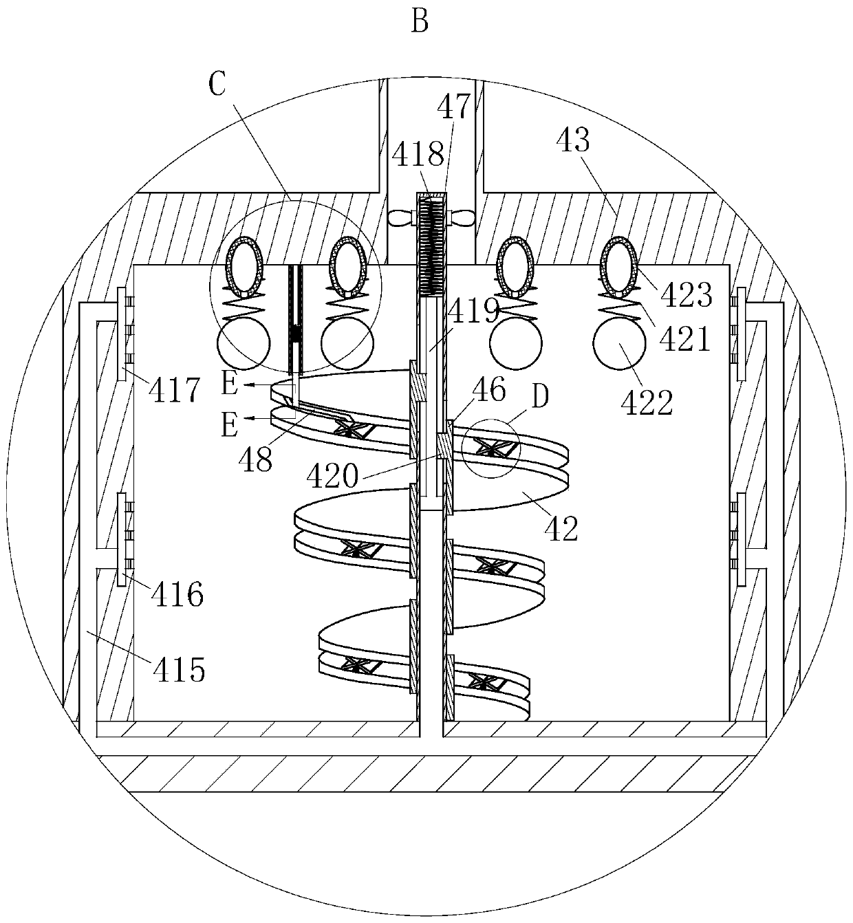 Chronic obstructive pulmonary disease respiratory exercise treatment device