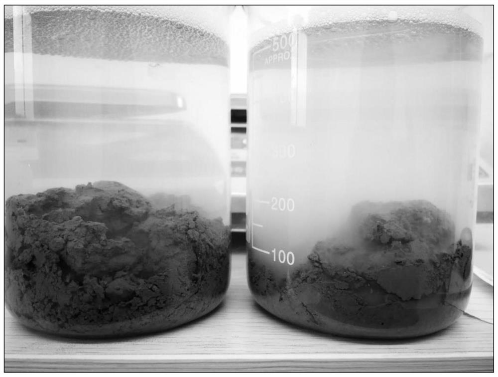 High-molecular water-soluble polymer residue soil dispersing agent