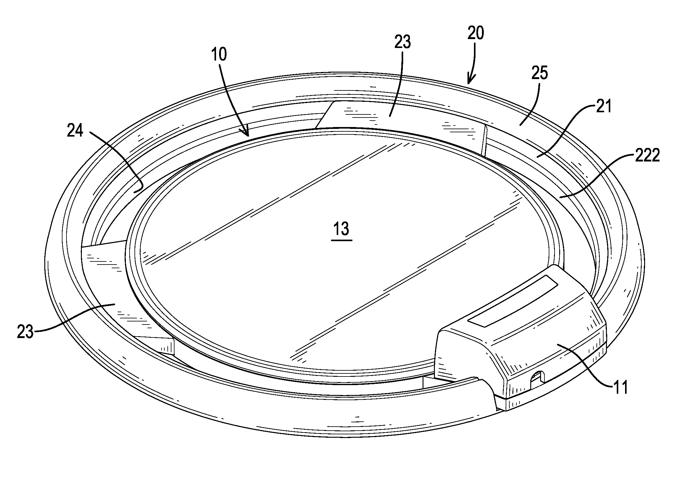 Detachable electronic drum