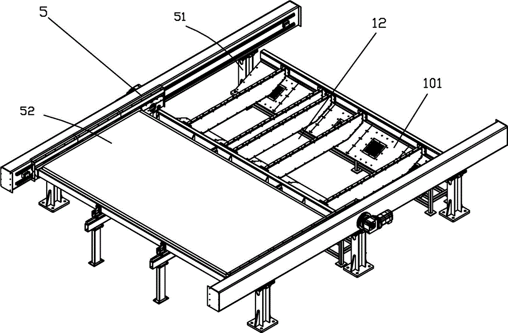 Metal plate feeding, discharging and cutting method and system