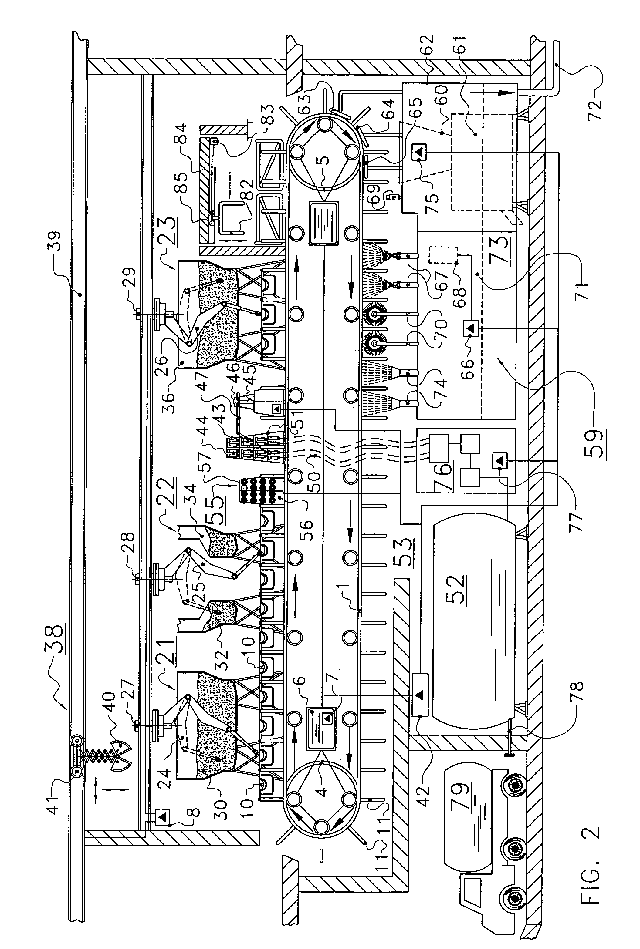 Assembly for and a method of feeding and milking animals