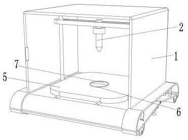 Stable supporting component for improving precision of 3D printer for building