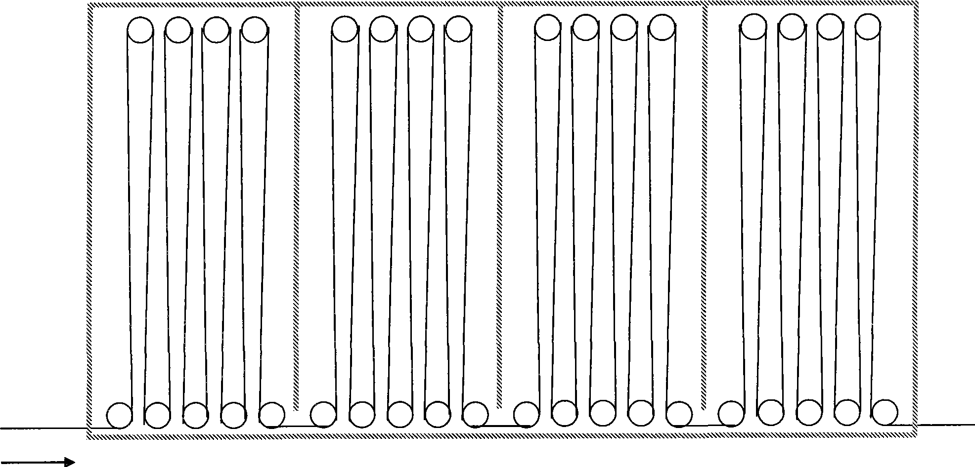 Method for controlling strip-steel head and tail temperature