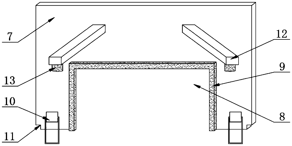 Gas inspection tool for processing engine cylinder body