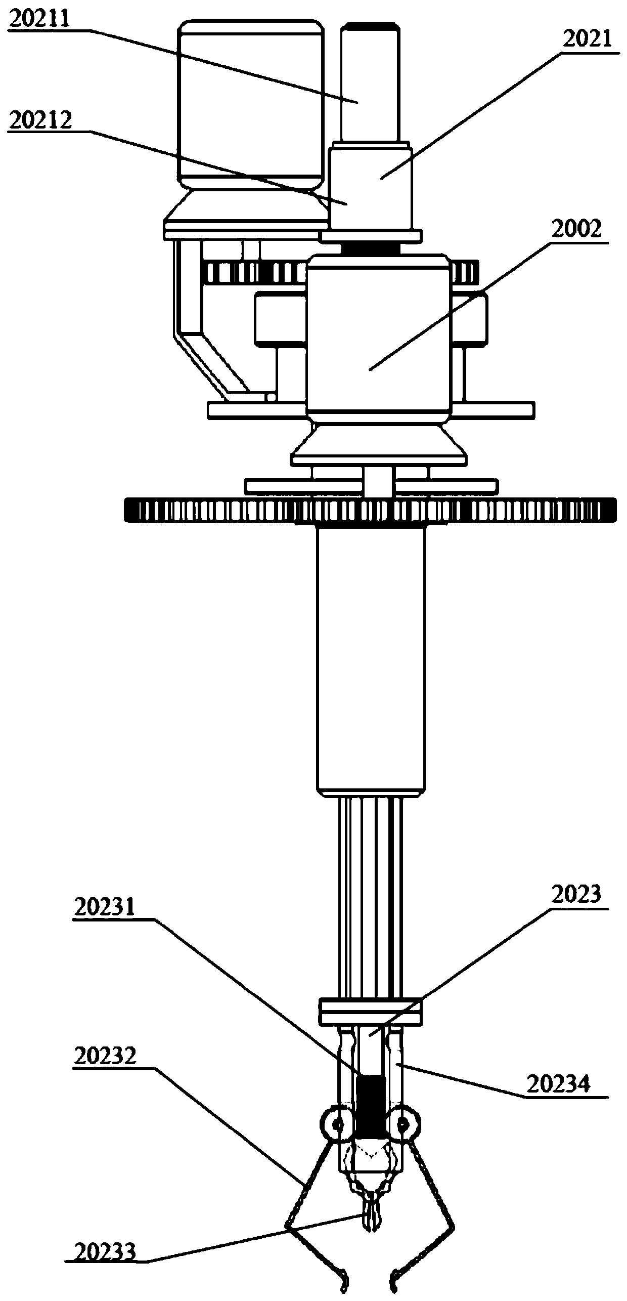 Bunched cable manufacturing multi-function intelligent manipulator and automatic cabling system thereof