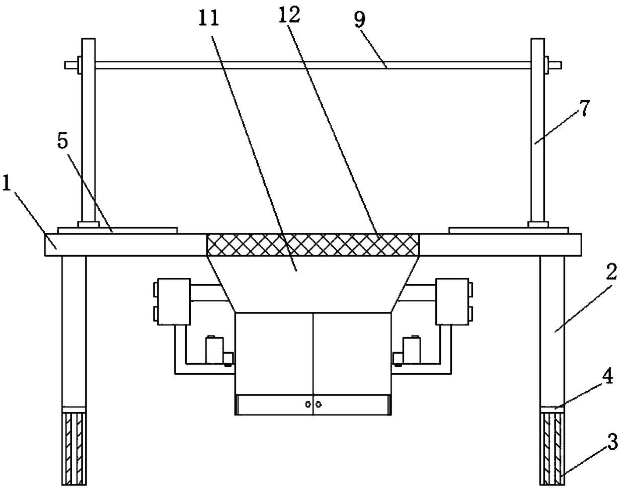 Plate cutting dust recovery device