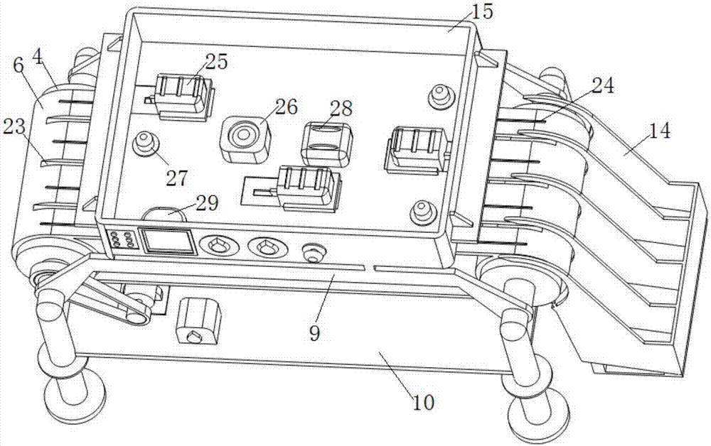 Intelligent segmenting and subpackaging method