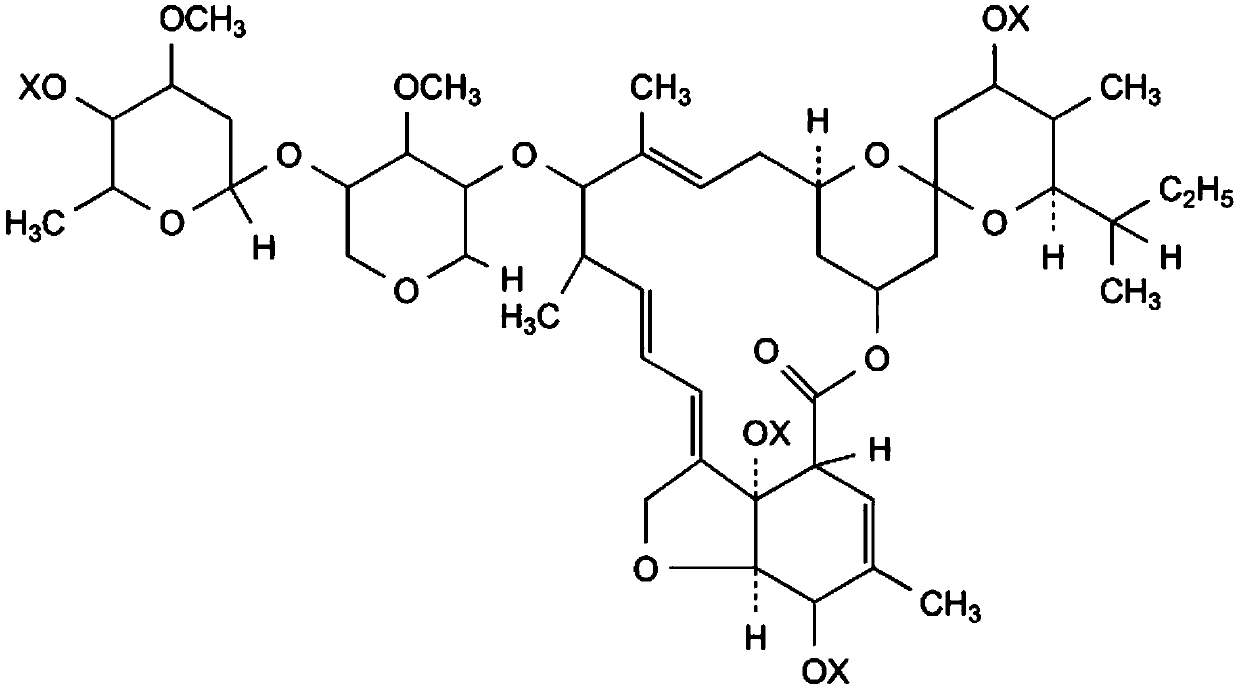 Avermectin B2a phosphorylation modifier as well as preparation method and application thereof