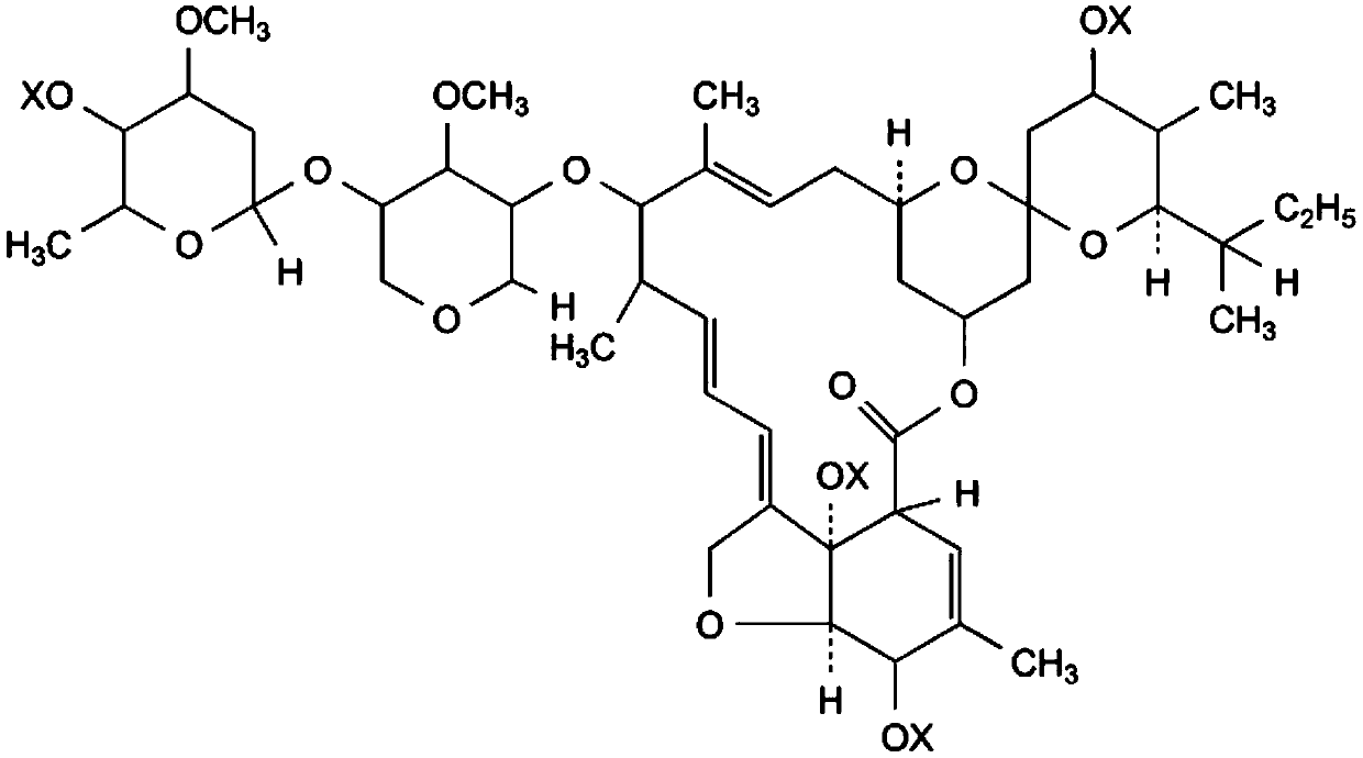 Avermectin B2a phosphorylation modifier as well as preparation method and application thereof