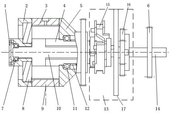 Rotary shell type nonstop rotating pendulum engine