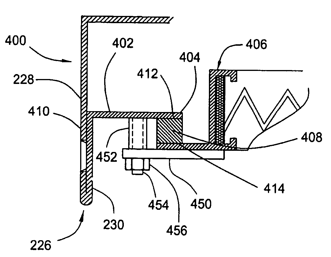 Filter module with flow control