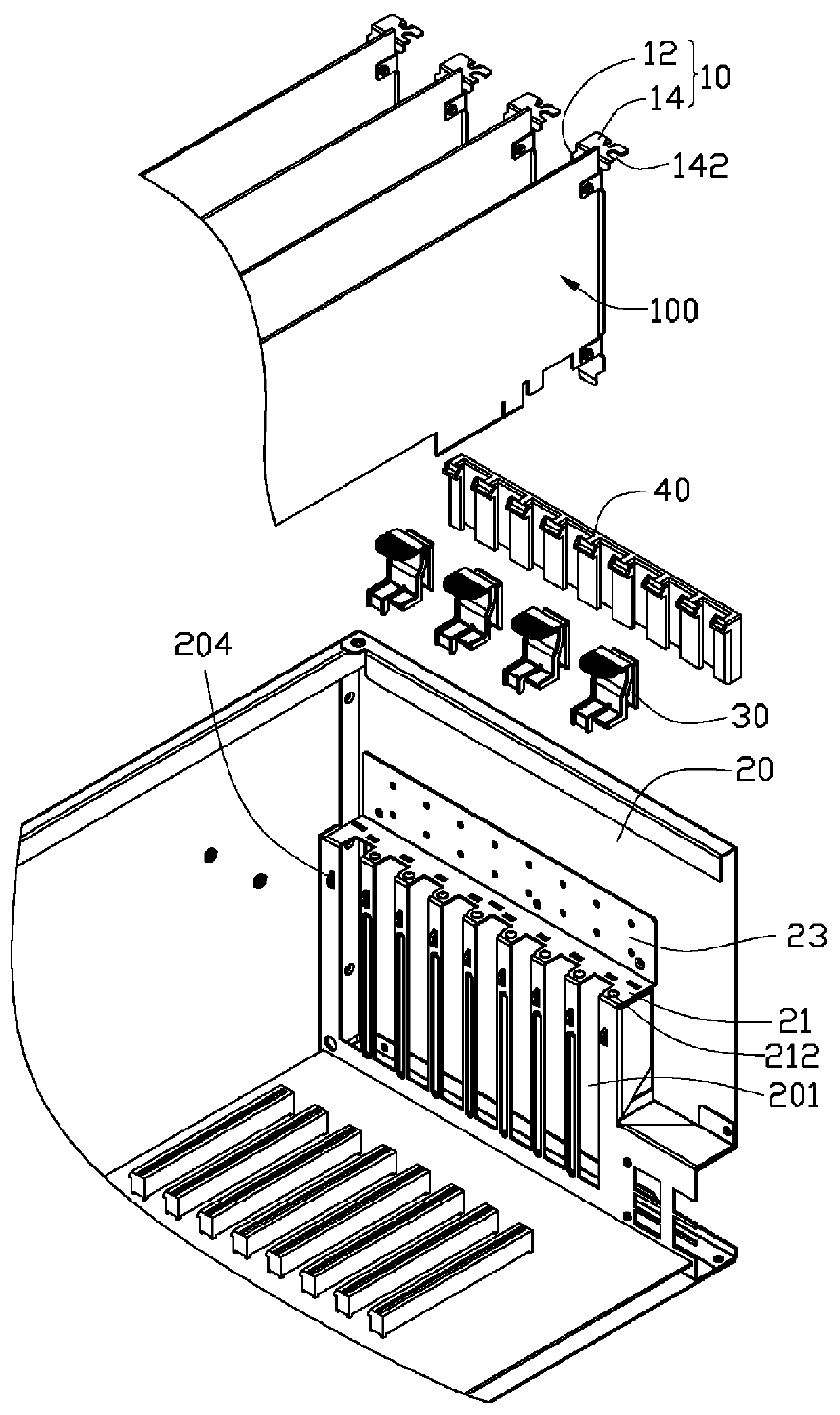 Mounting apparatus for expansion cards