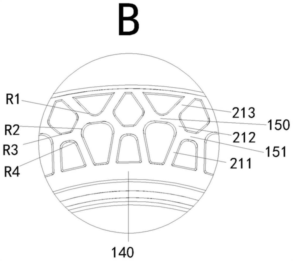 Inflation-free hollow tire and manufacturing method thereof