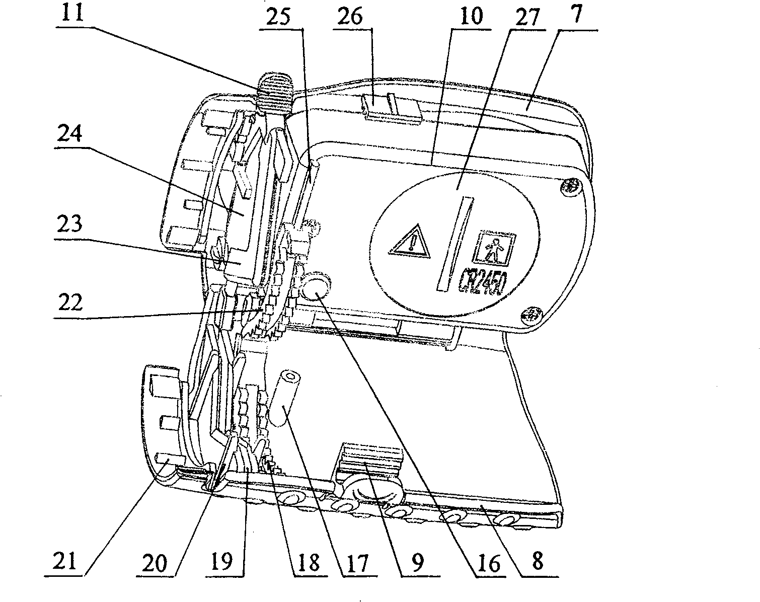 Umbilical cord clamps with birth time electronic display and cutting function