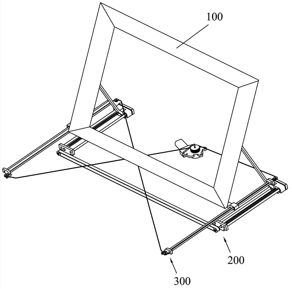 Lifting and steering device