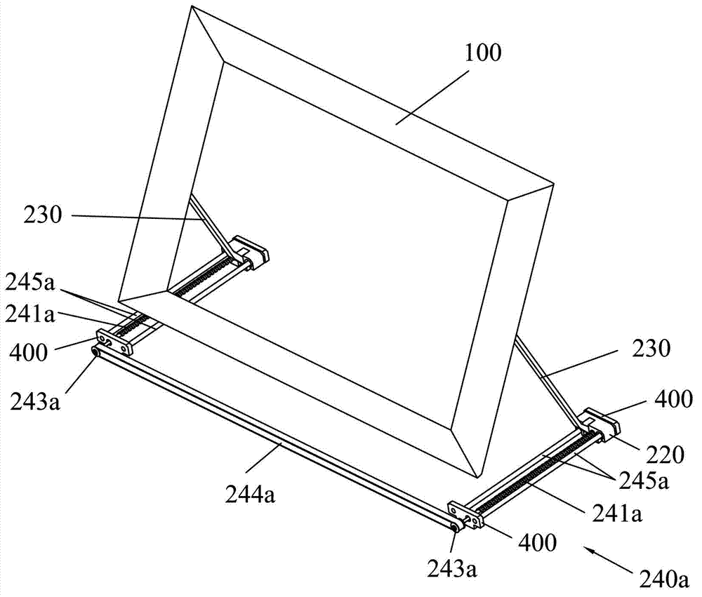 Lifting and steering device