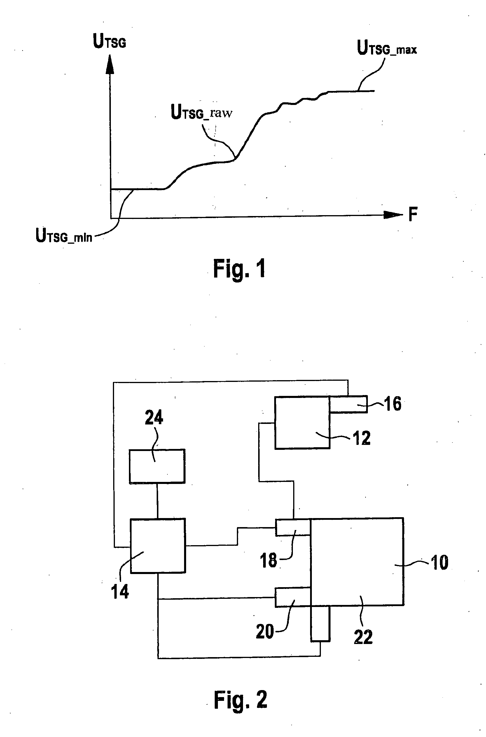 Method and device for detecting a tank level