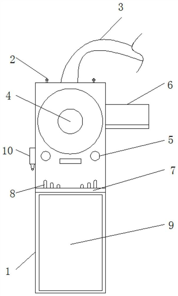 Tensile stress detection device for steel wire machining