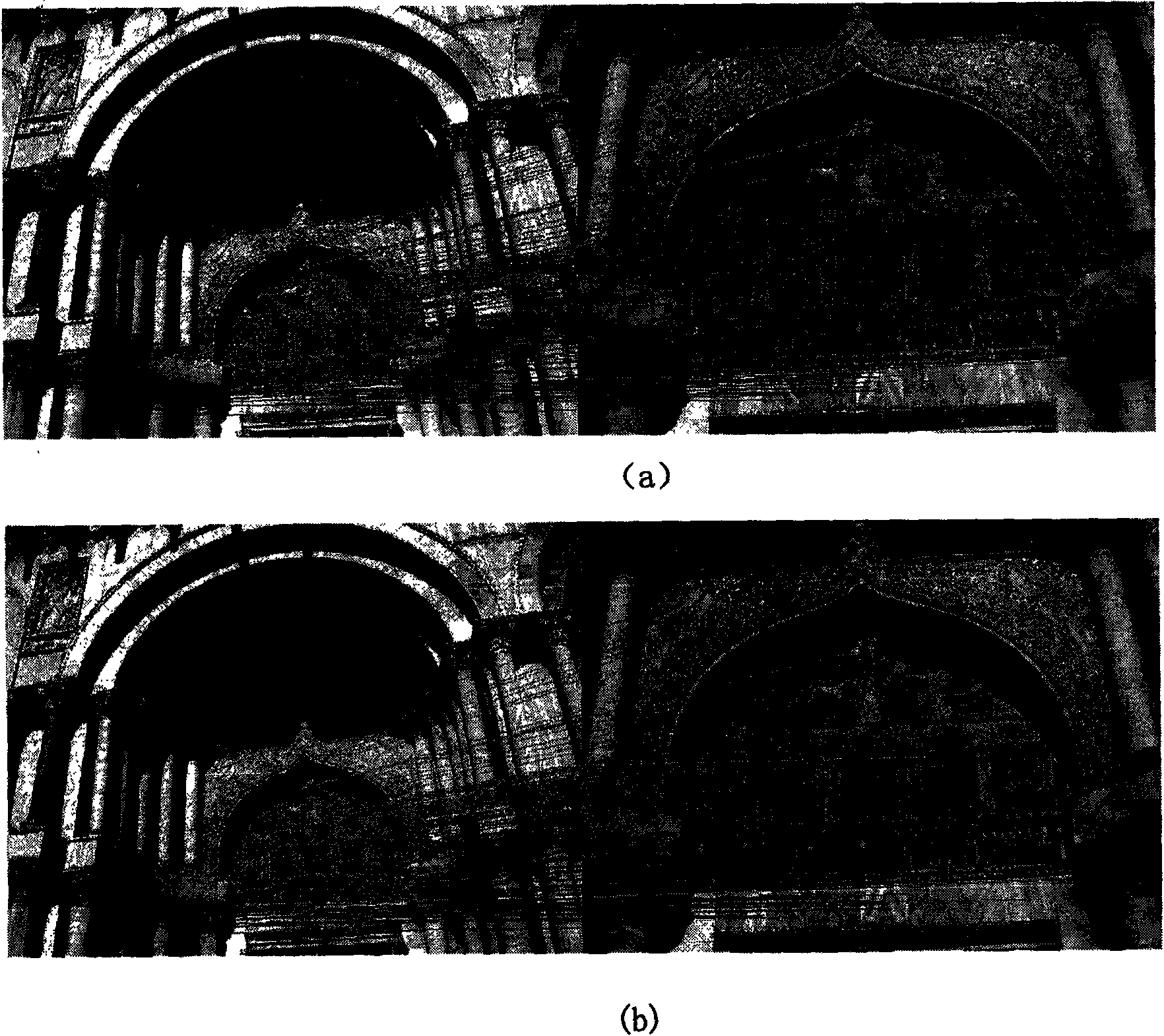 Method for extracting and describing image characteristics with turnover invariance