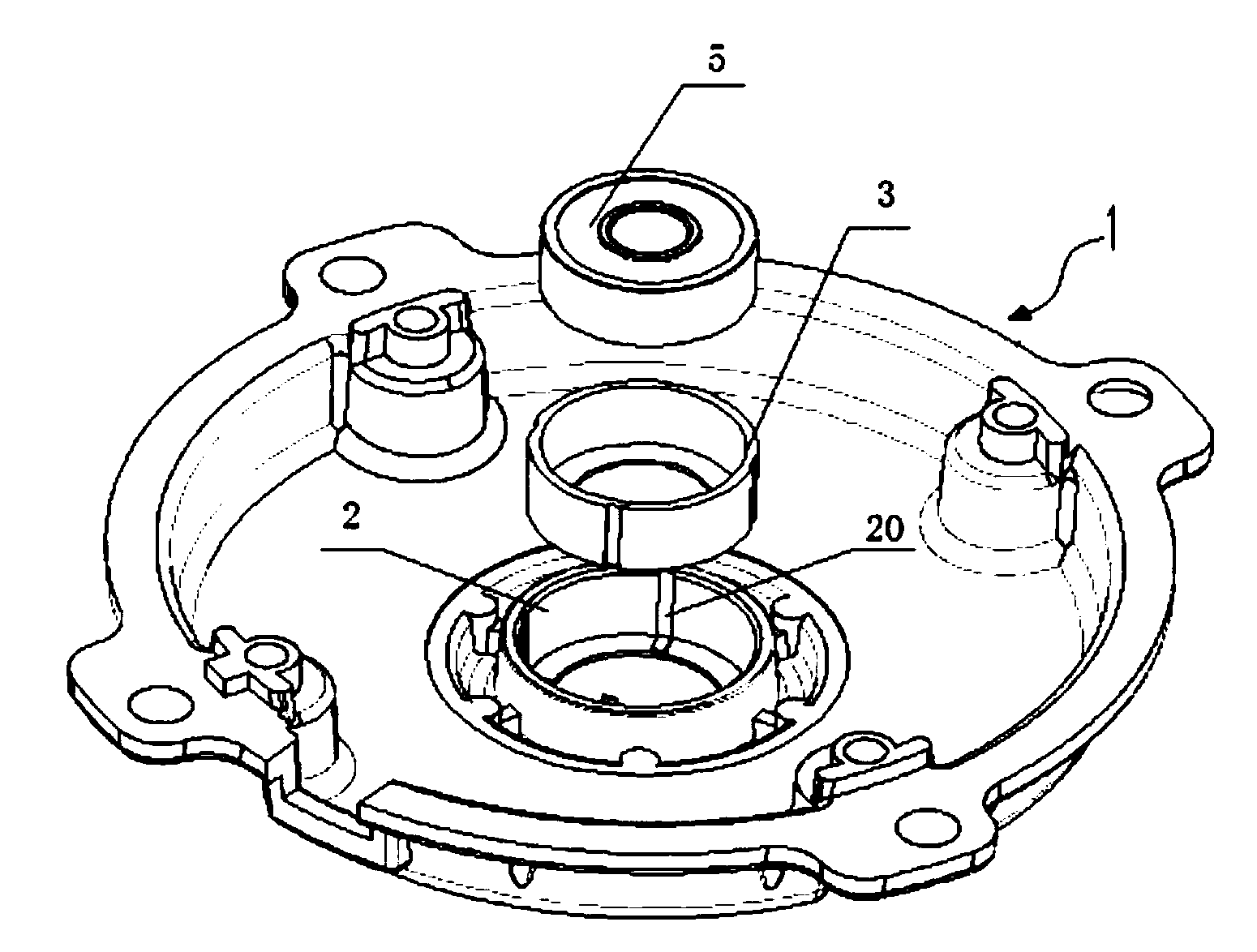 Motor end cover