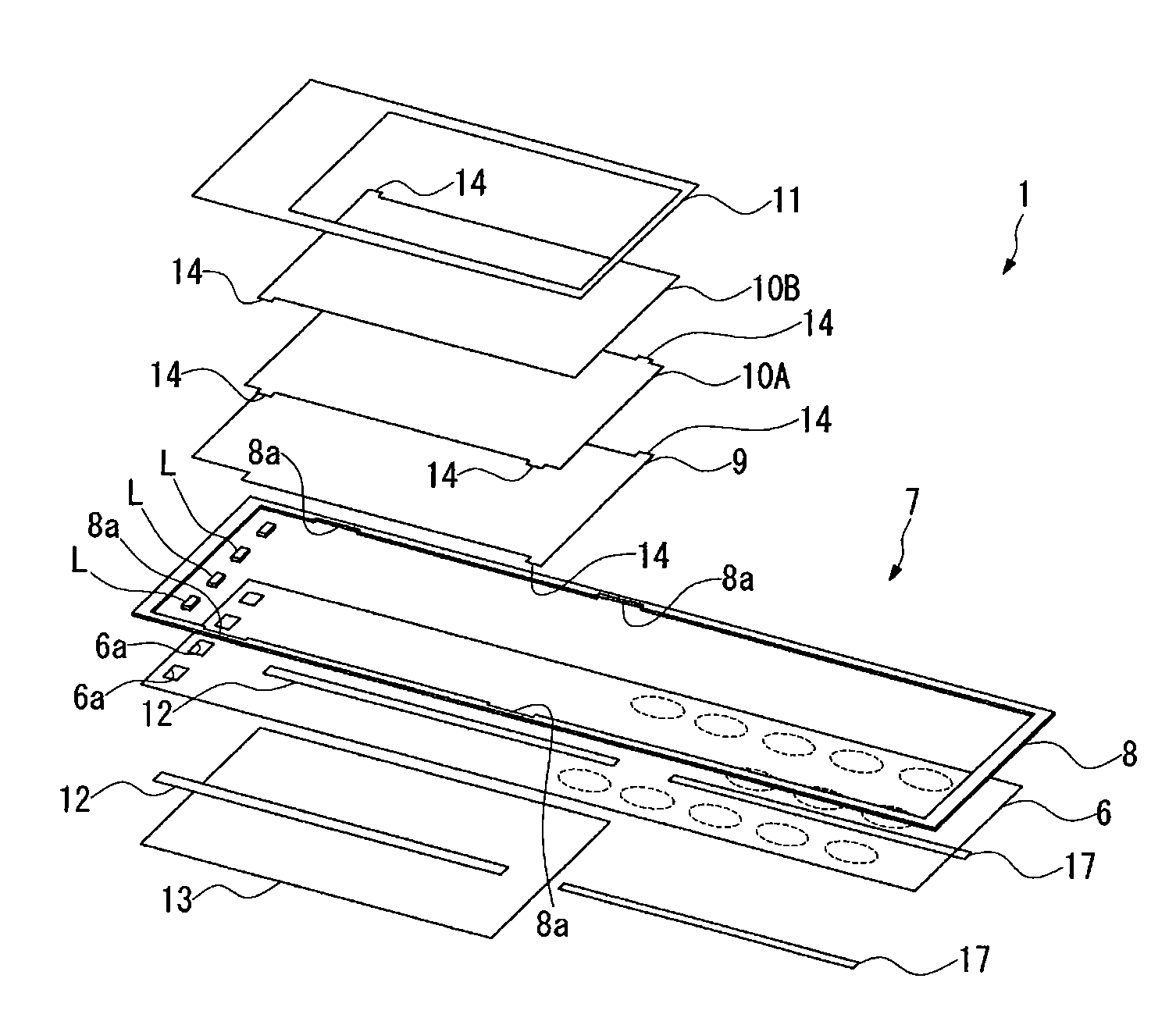 Planar light unit and display apparatus having the same