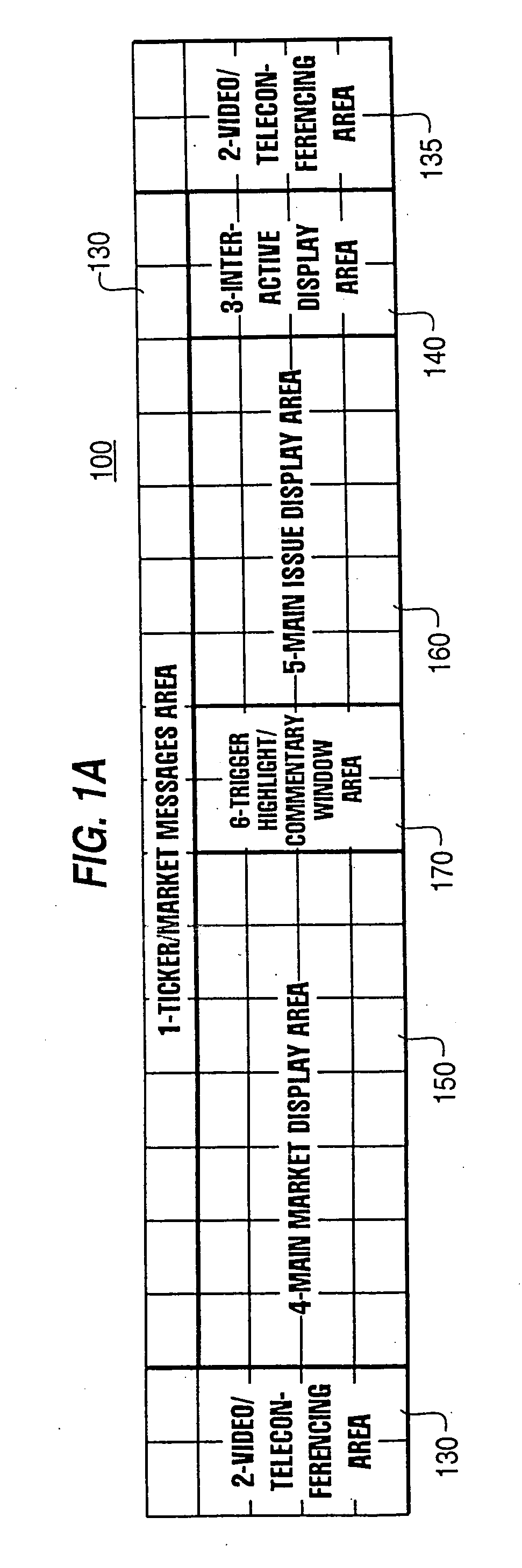 Media wall for displaying financial information