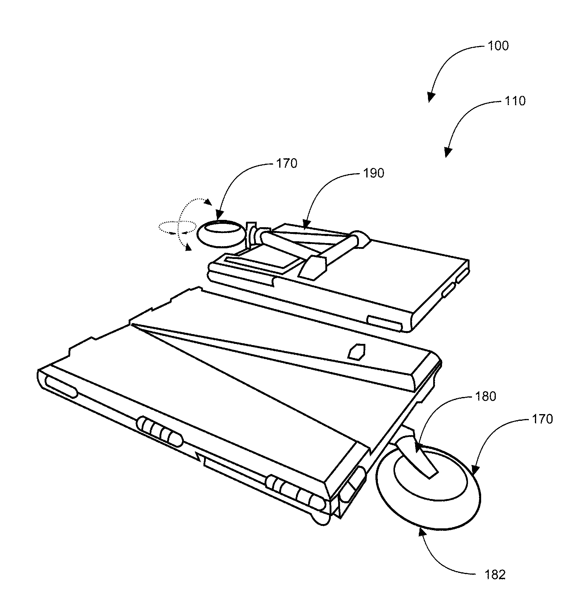 Fold-away wheelbarrow systems