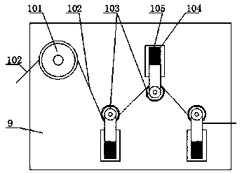 A winding device for an electromagnetic wire