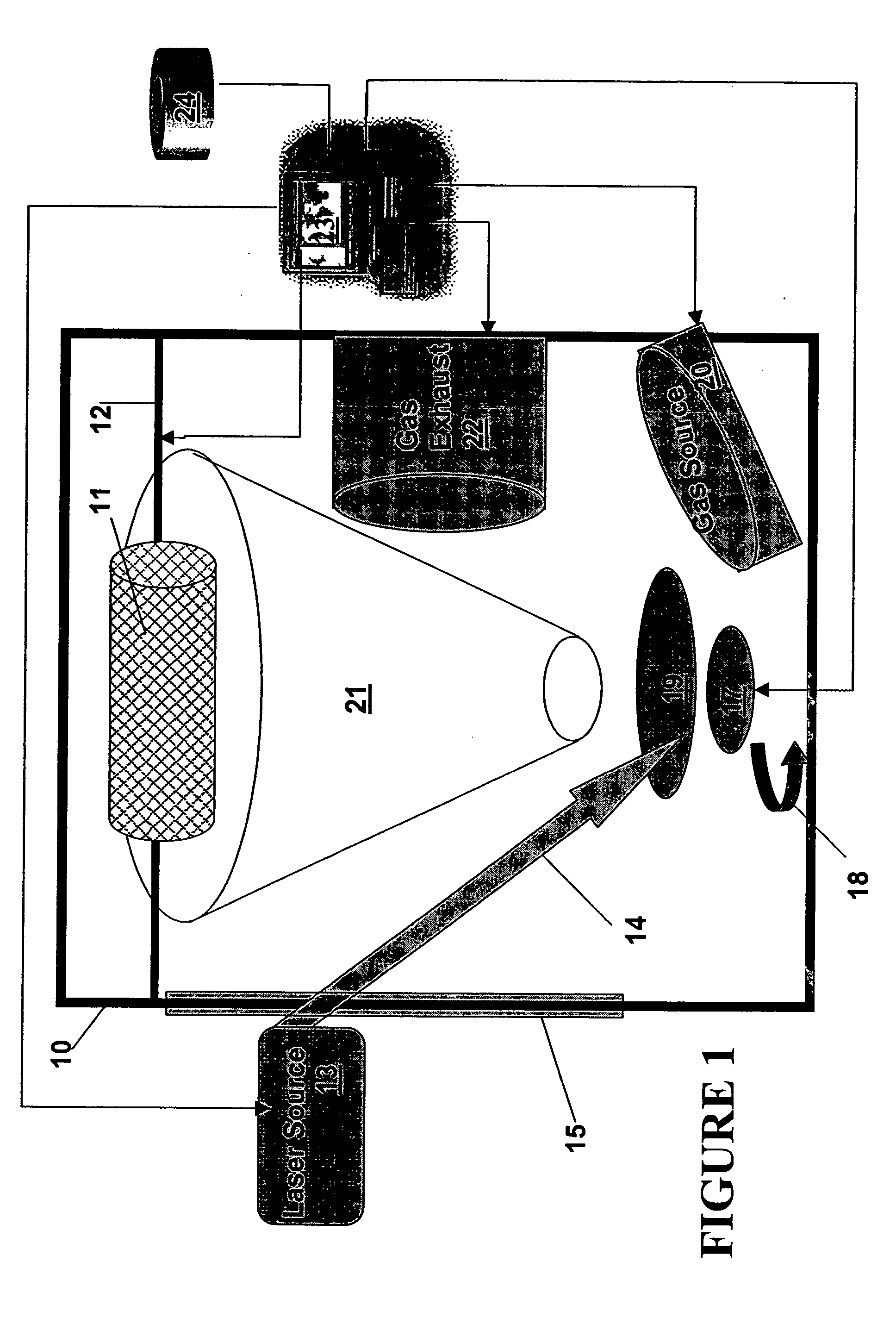 Method for coating a medical device using a matrix assisted pulsed-laser evaporation technique and associated system and medical device