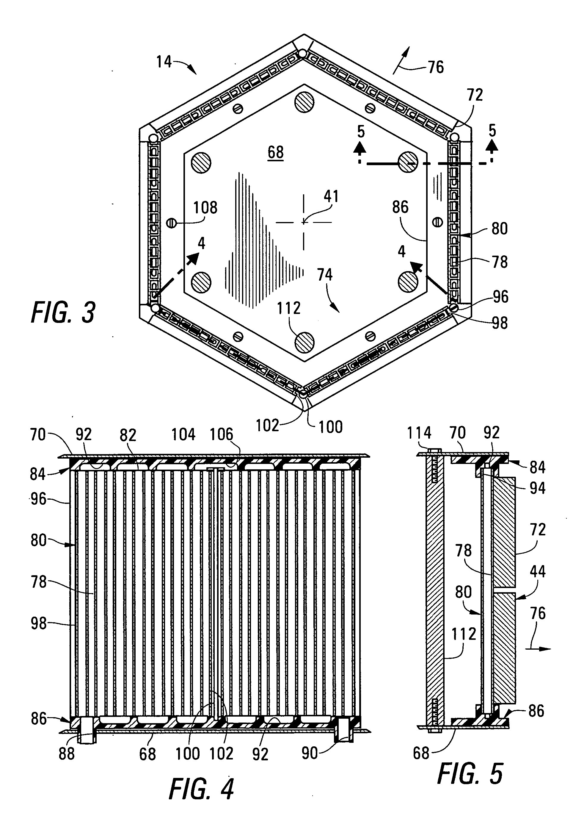 Apparatus for generating electrical power from solar radiation concentrated by a concave reflector