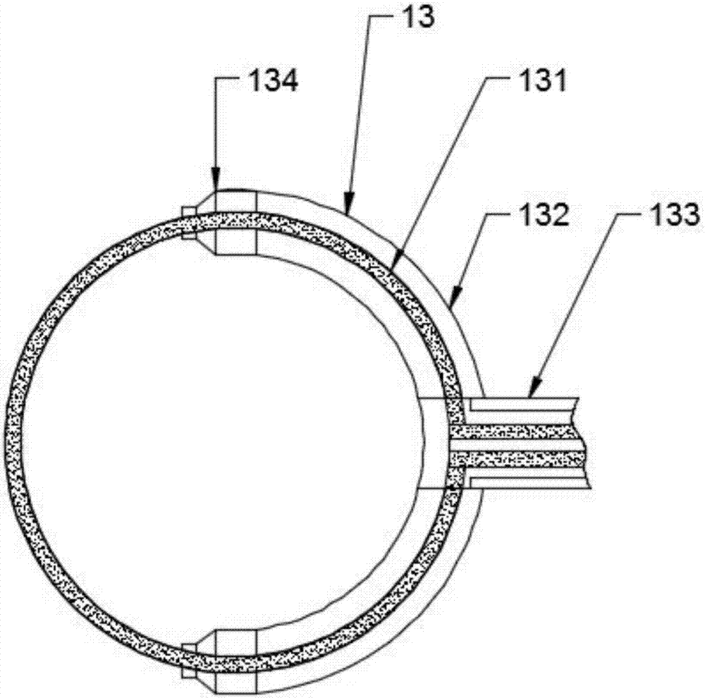 Veterinary drug feeding device for veterinary medicine