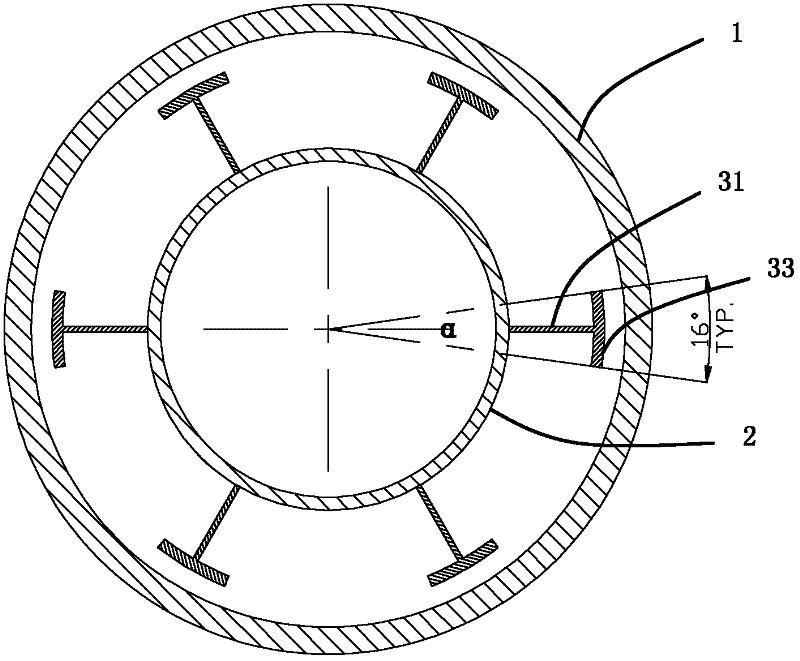 Reinforced riser pipe combined structure and construction method thereof