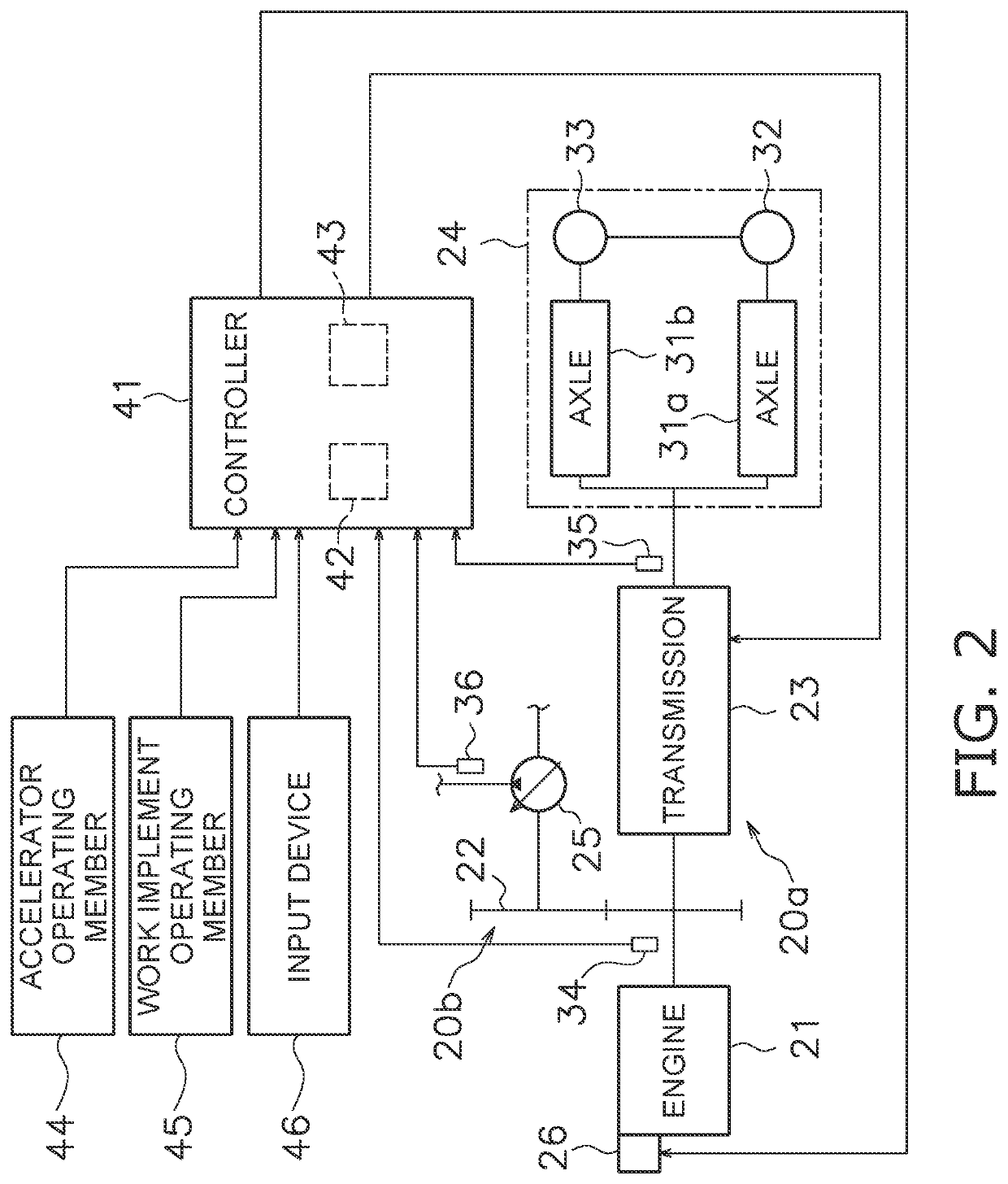 Work machine and method for controlling work machine