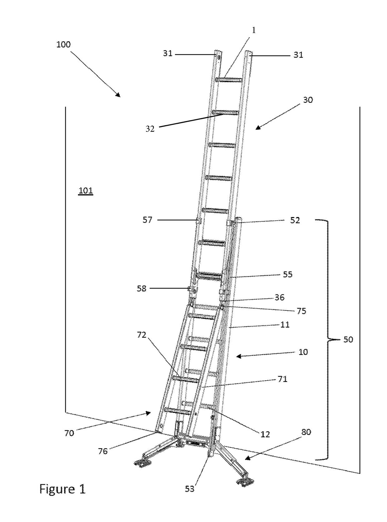 An extendable work platform