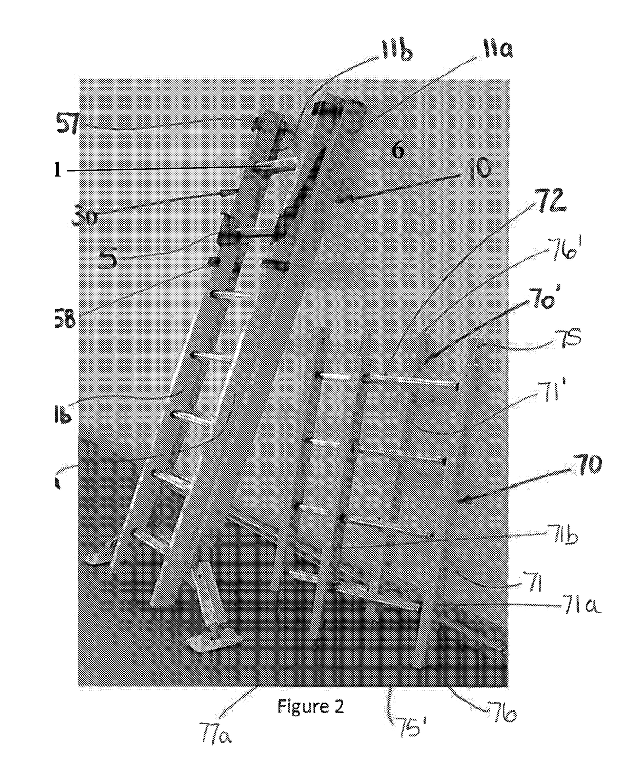 An extendable work platform