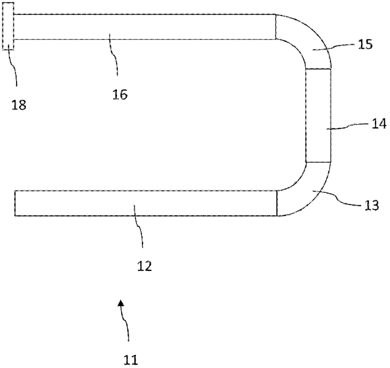 Charge air cooling device for a combustion engine