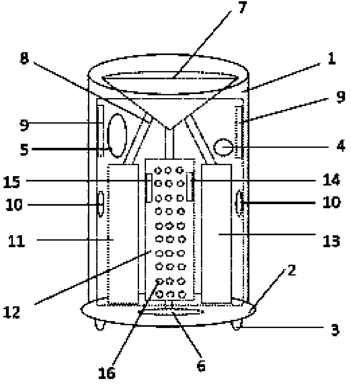 Environment-friendly intelligent garbage can