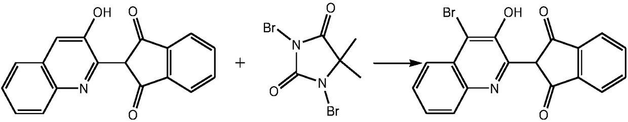 Preparation process of solvent dye