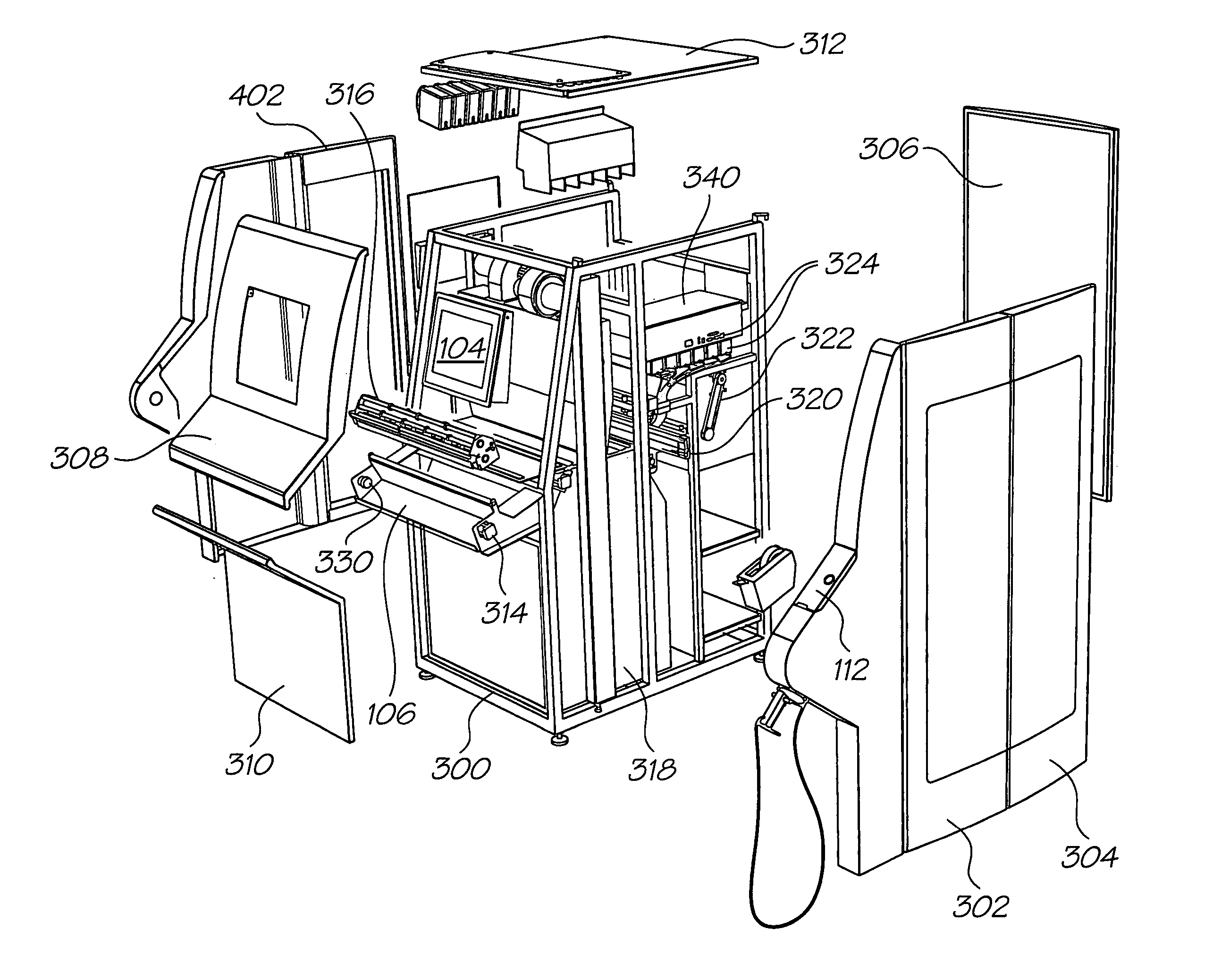 Wallpaper printer with removable printhead