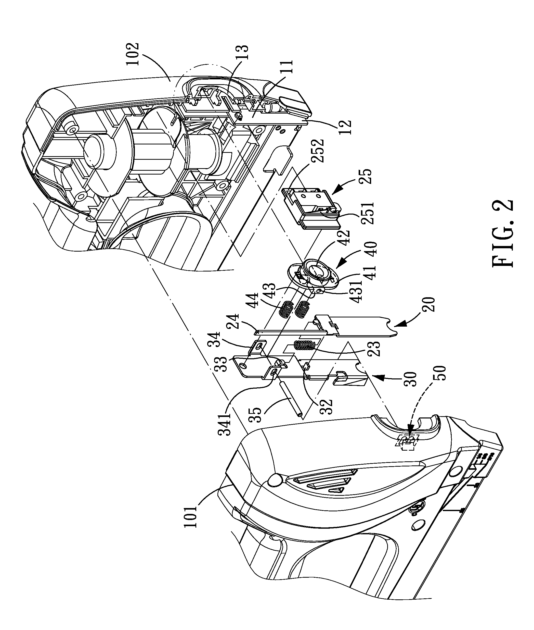 Staple Gun with a Safety Device and Its Safety Device