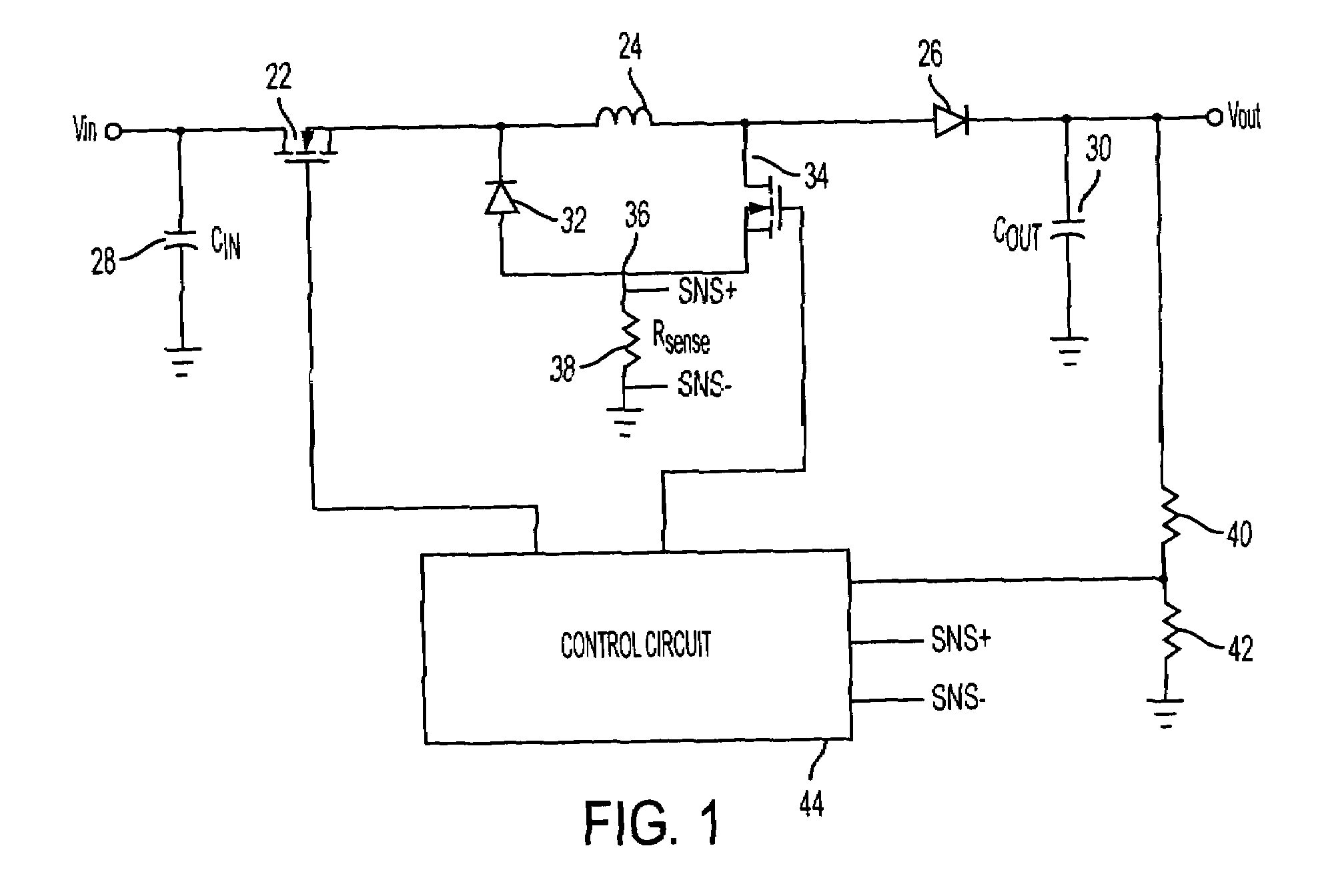 Current-mode control for switched step up-step down regulators