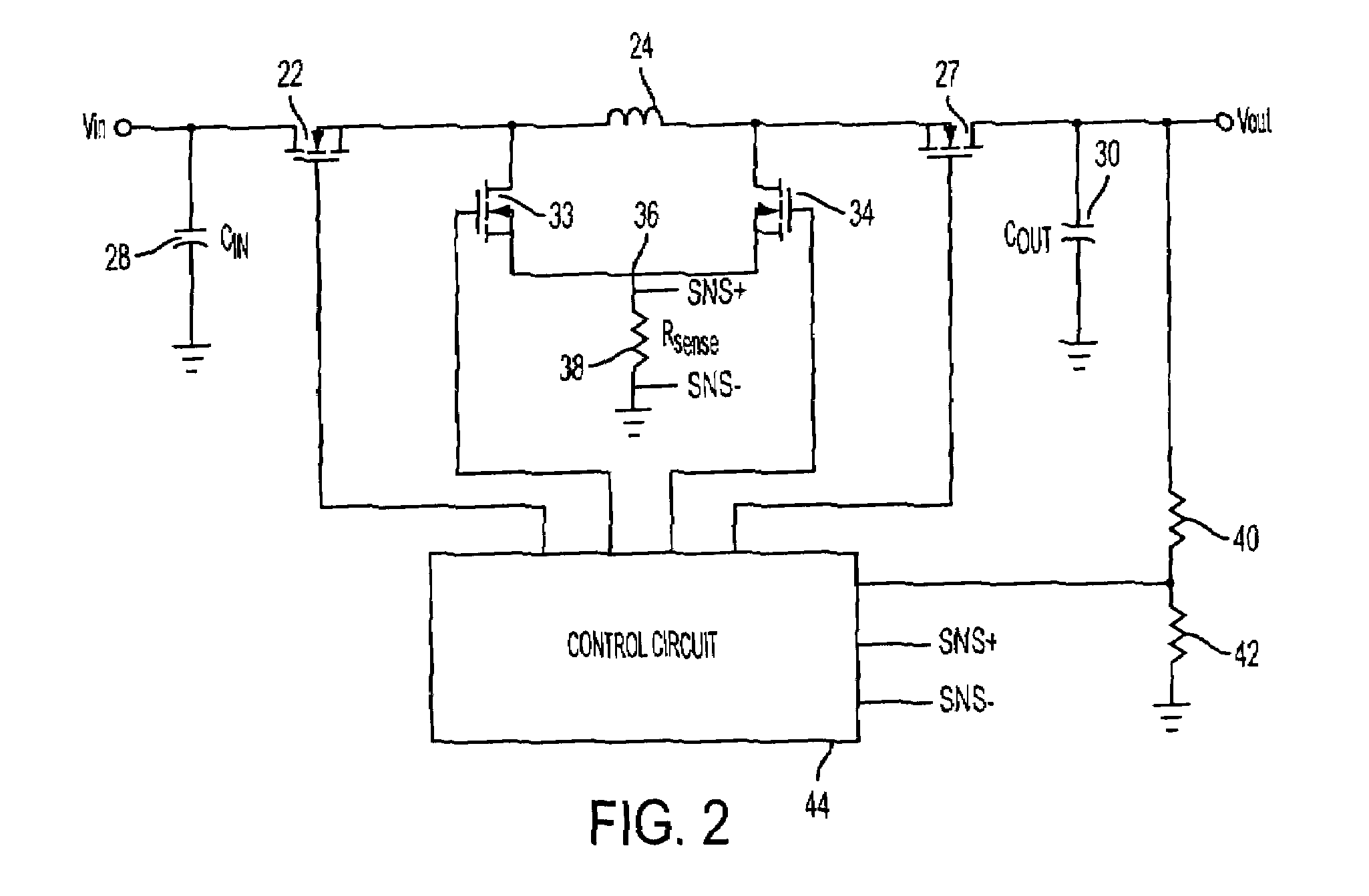 Current-mode control for switched step up-step down regulators